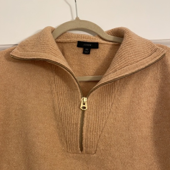 J Crew Merino Wool Quarter Zip Sweater - Picture 3 of 6